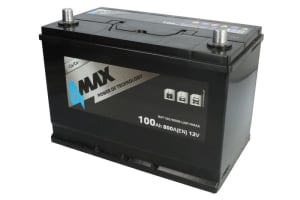 AKUMULATOR 4MAX 100AH 800A JAP P+
