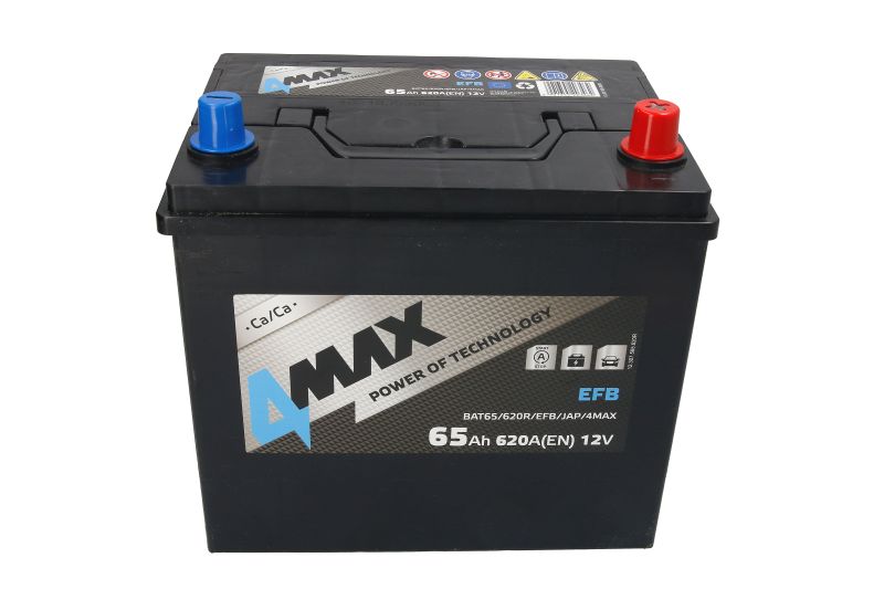 AKUMULATOR 4MAX 65AH 620A EFB  START/STOP JAP P+