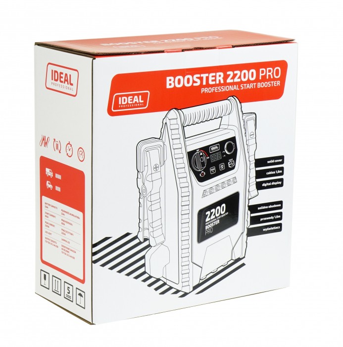 IDEAL JUMP STARTER BOOSTER 2200 PRO URZĄDZENIE ROZRUCHOWE 