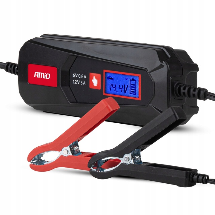 AMIO PROSTOWNIK CYFROWY MAX 5A 6/12V