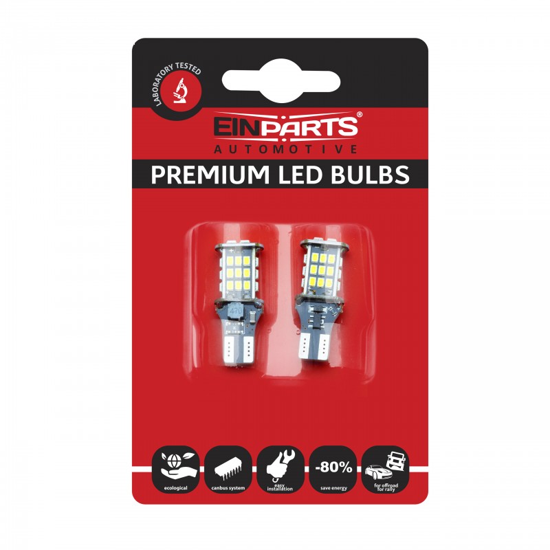 ŻARÓWKI LED CANBUS EINPARTS W16W 30SMD T15 EPL148