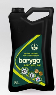 BORYGO PŁYN DO CHŁODNIC MASZYN ROLNICZYCH AGRO YELLOW 5L