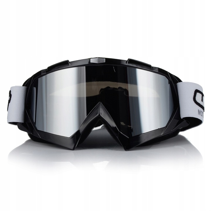 GOGLE CZARNE SZYBA SREBRNA MODEL NO.18 UNIT