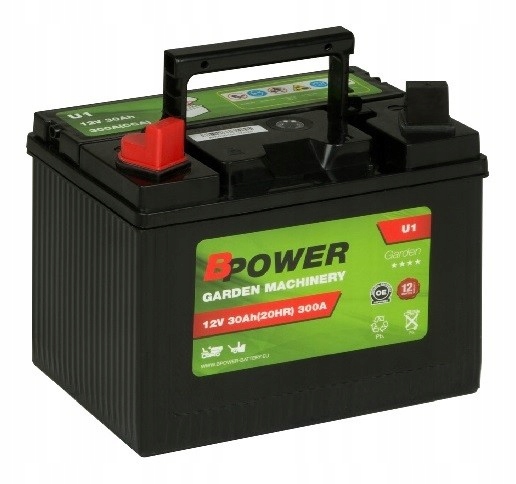 AKUMULATOR BPOWER GARDEN U1 12V 30AH 300A L+