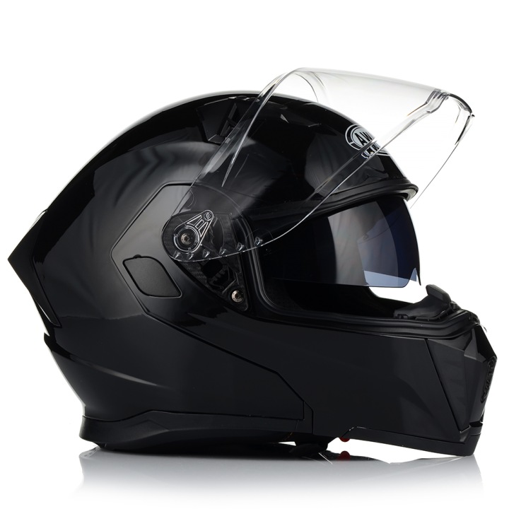 KASK AWINA OTWIERANA SZCZĘKA JK906 CZARNY XL