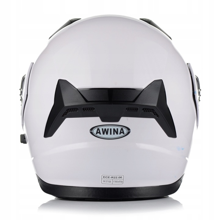 KASK AWINA OTWIERANA SZCZĘKA JK906 BIAŁY S