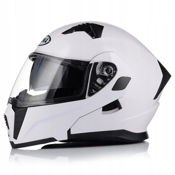 KASK AWINA OTWIERANA SZCZĘKA JK906 BIAŁY L
