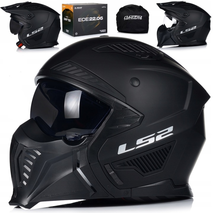 KASK LS2 OF606 DRIFTER SOLID MATT BLACK L