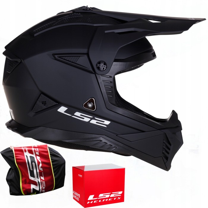 KASK LS2 MX708 FAST II SOLID MATT BLACK L 59-60CM