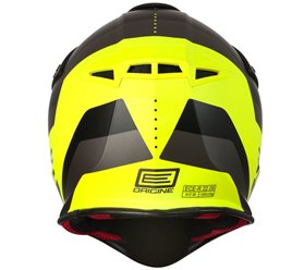KASK ORIGINE HERO MX FLUO YELLOW-BLACK MATT M HOMOLOGACJA