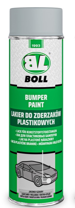 BOLL LAKIER DO ZDERZAKÓW PLASTIKOWYCH JASNO SZARY 