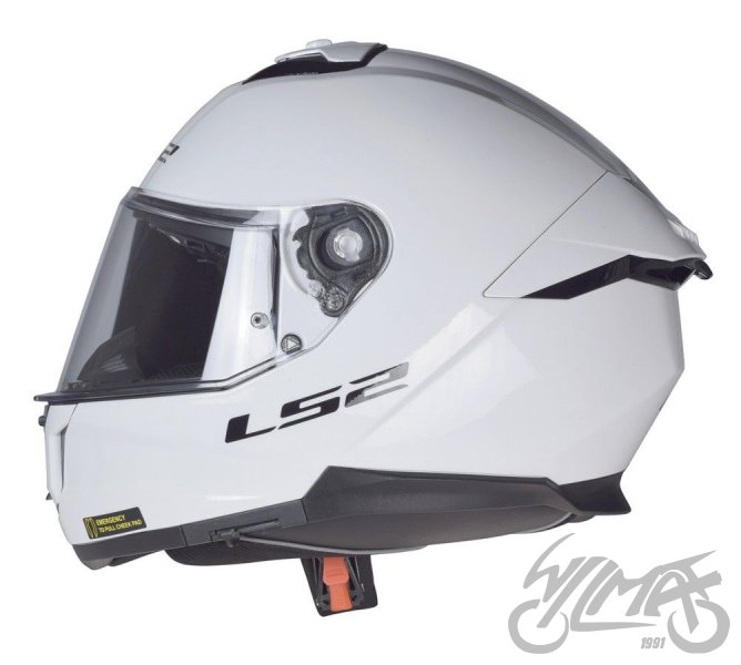 KASK LS2 FF808 STREAM II SOLID WHITE-06 M