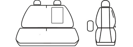 POKROWCE SAMOCHODOWE 2+1 BUS 