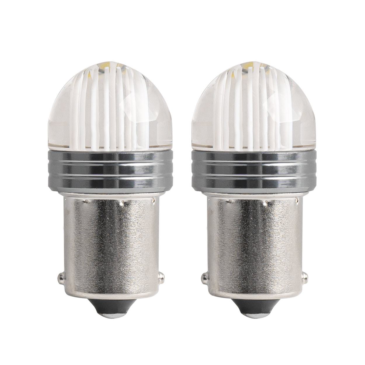 ŻARÓWKI LED STANDARD P21W 9SMD 12V  2 szt. AMIO-02953