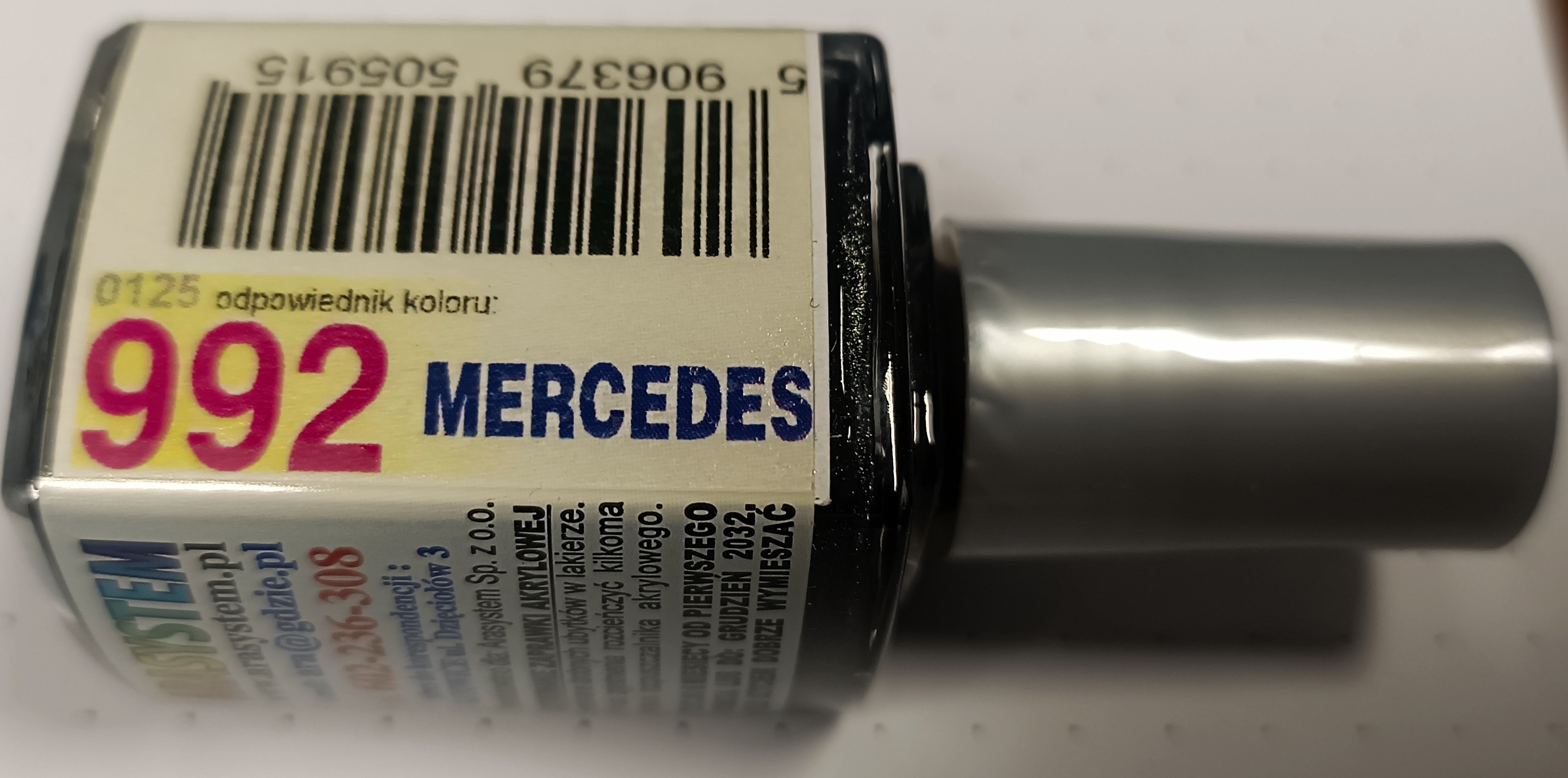 LAKIER ZAPRAWKOWY MERCEDES 992 10ML