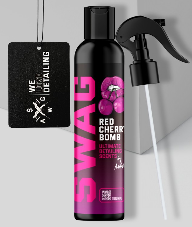  SWAG RED CHERRY BOMB 150ml ZAPACH SAMOCHODOWY + ZAWIESZKA  WIŚNIA