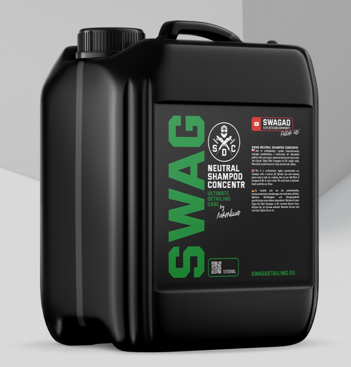 SWAG NEUTRAL SHAMPOO CONCENTR  5L  BEZPIECZNY DLA POWŁOK  GĘSTA PIANA 