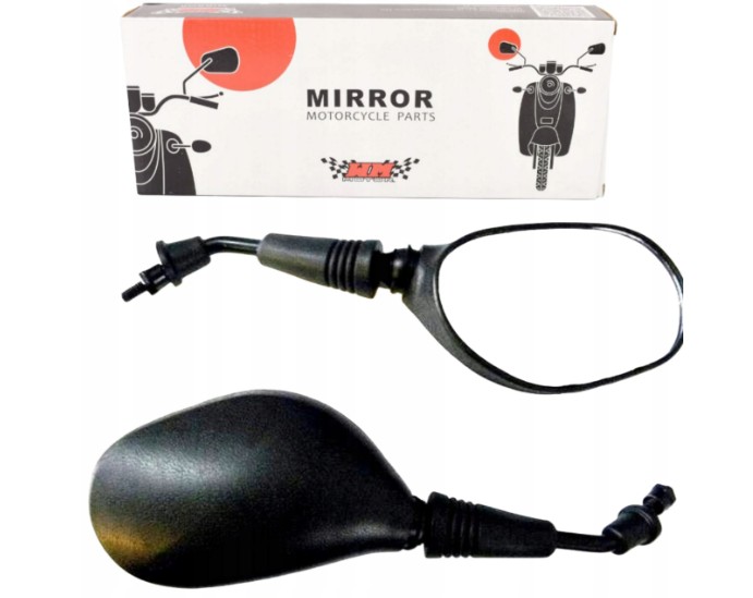 WILMAT LUSTERKA MOTOCYKLOWE LM 0038 CZARNE SR M10 CN