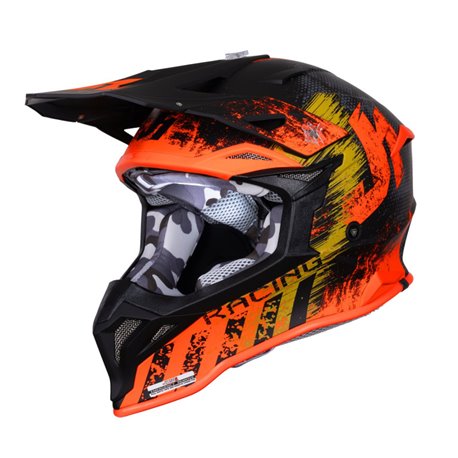 KASK JUST1 J39 STORM ORANGE SAND BLACK MATT S HOMOLOGACJA