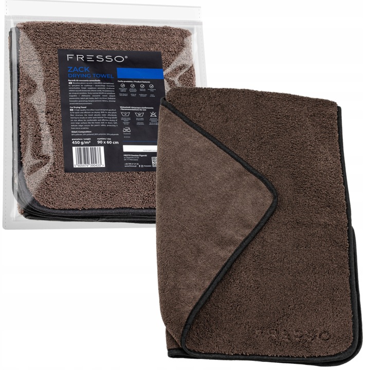 FRESSO ZACK DRYING TOWEL RĘCZNIK MOKROFIBRA 90X60CM