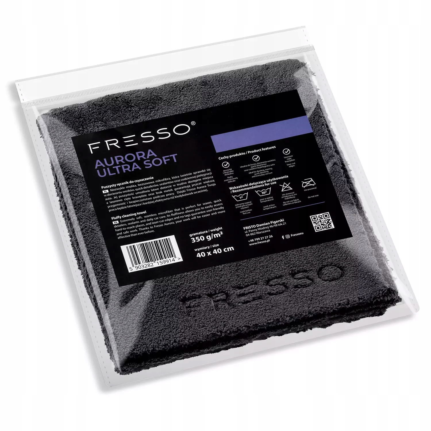 FRESSO AURORA ULTRA SOFT MIKROFIBRA 40X40CM