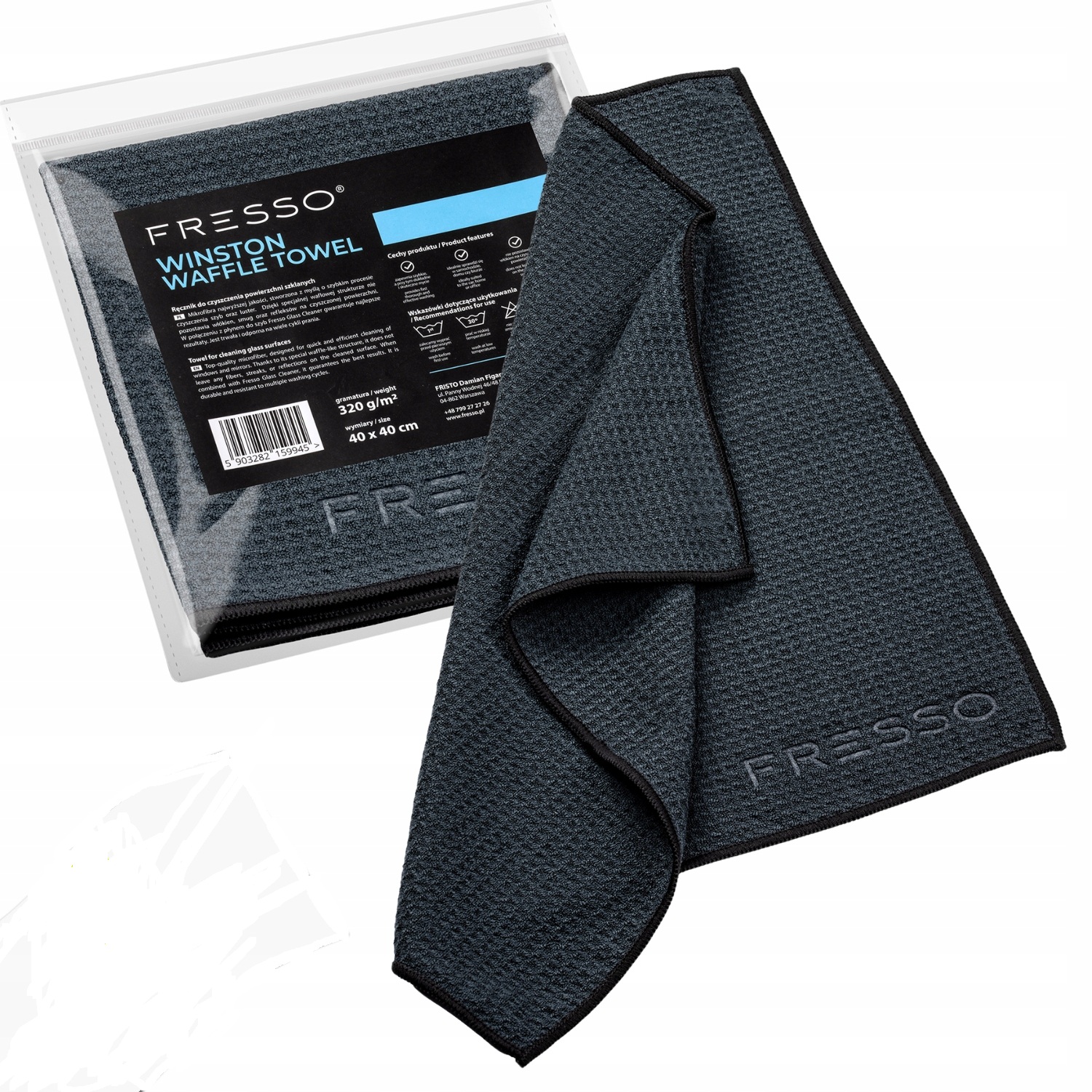 FRESSO WINSTON WAFFLE TOWEL ŚCIERKA 40X40CM