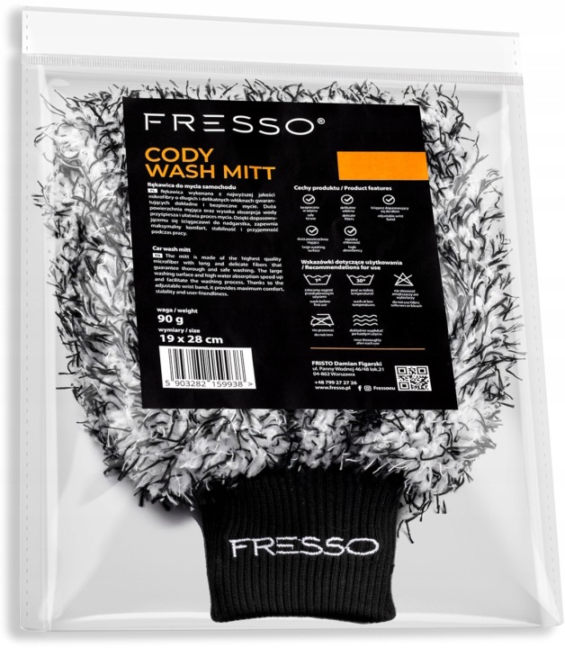 FRESSO CODY WASH MITT RĘKAWICA GĄBKA DO MYCIA SAMOCHODU 