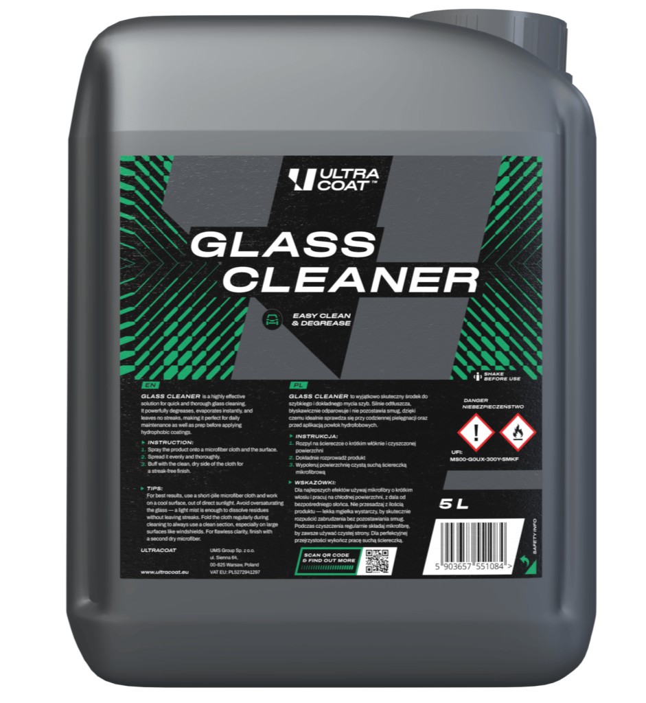 ULTRACOAT GLASS CLEANER 5L