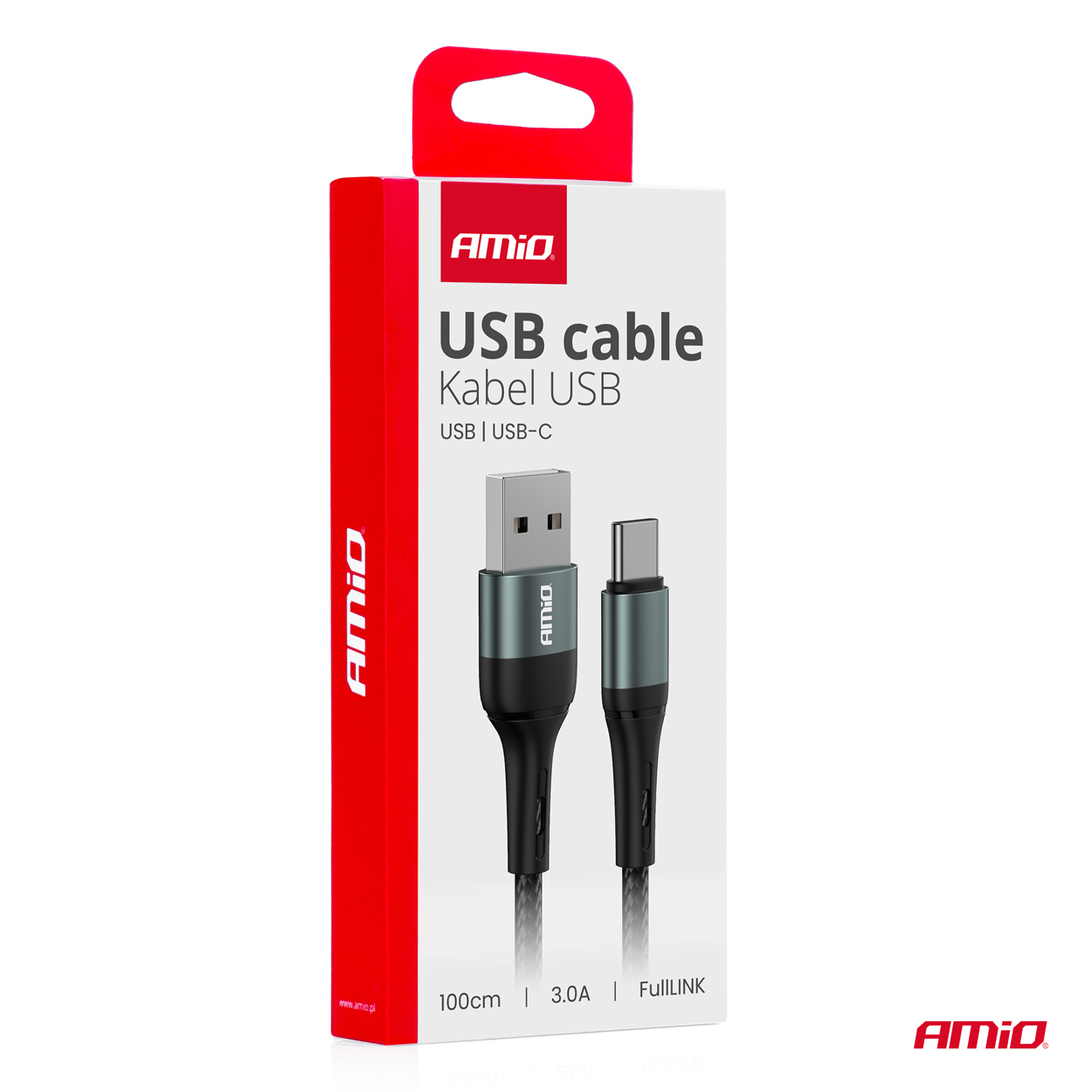 KABEL USB 100CM USB/USB-C 03911