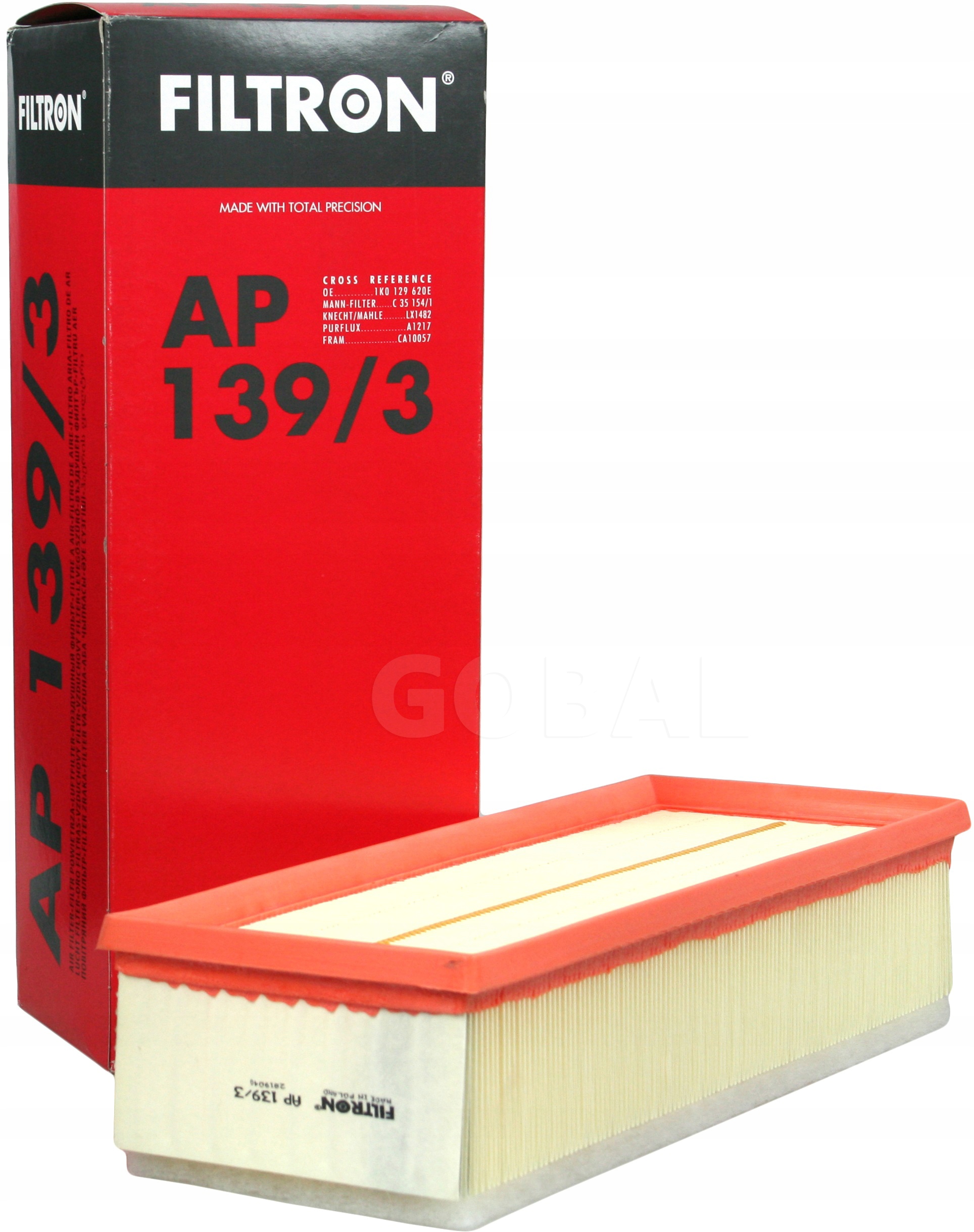 FILTR POWIETRZA FILTRON AP 139/3