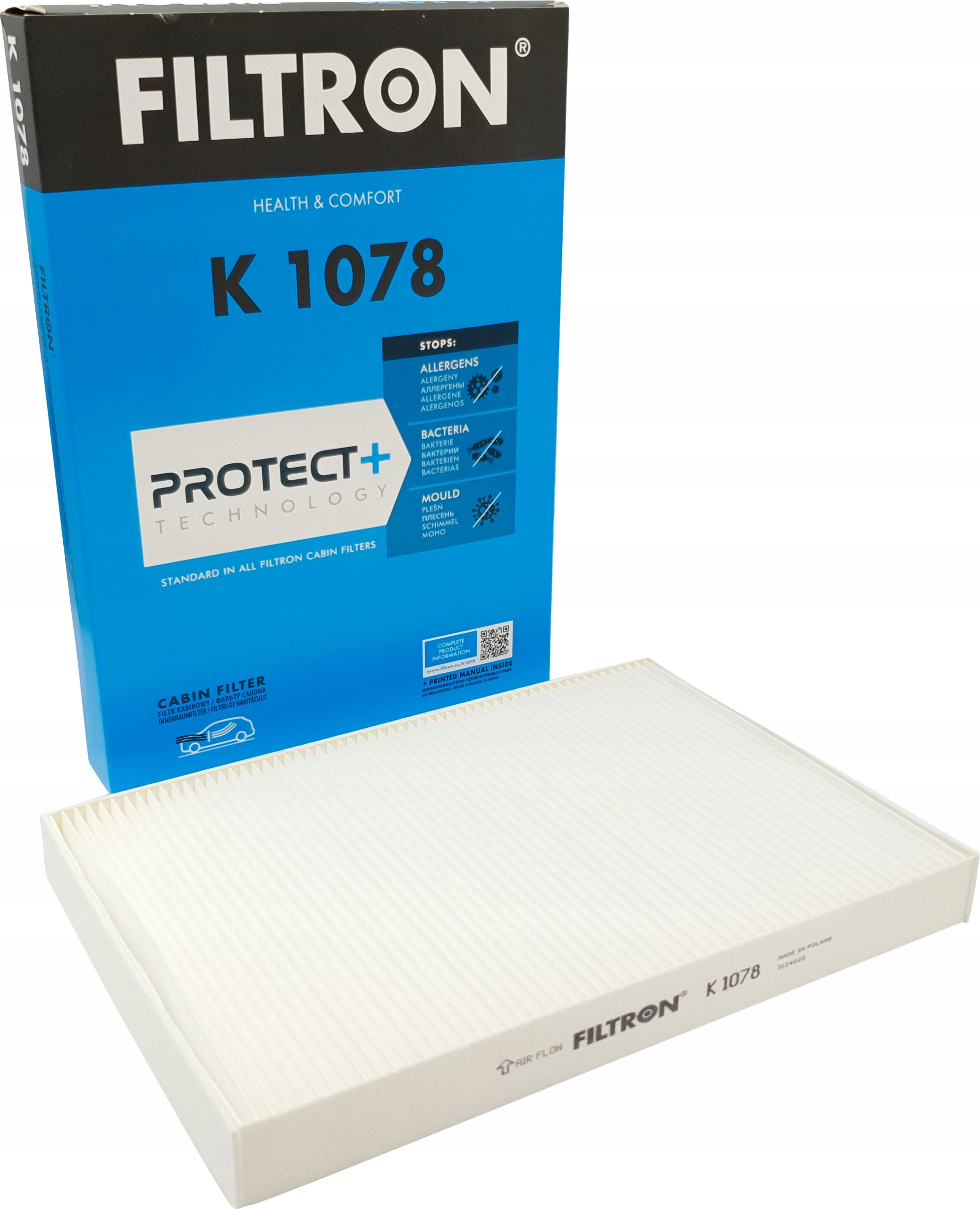 FILTR KABINOWY FILTRON K 1078A