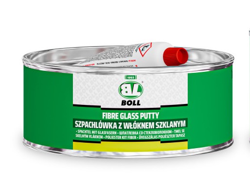 BOLL SZPACHLÓWKA Z WŁÓKNEM SZKLANYM BOLL 1KG KPL Z UTW. 30g