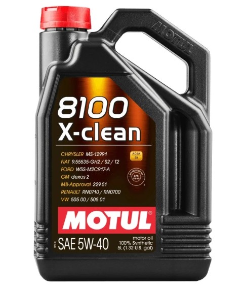 OLEJ MOTUL 5W40 8100 X-CLEAN+ C3 5L