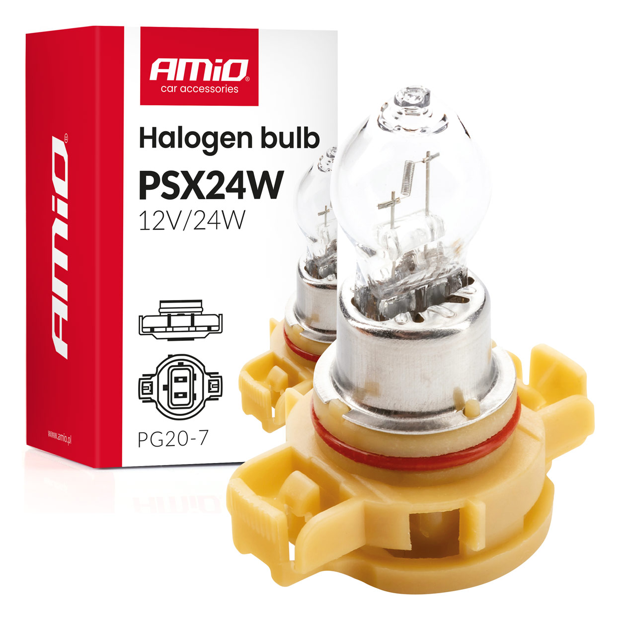 ŻARÓWKA AMIO PSX24W 12V 24W
