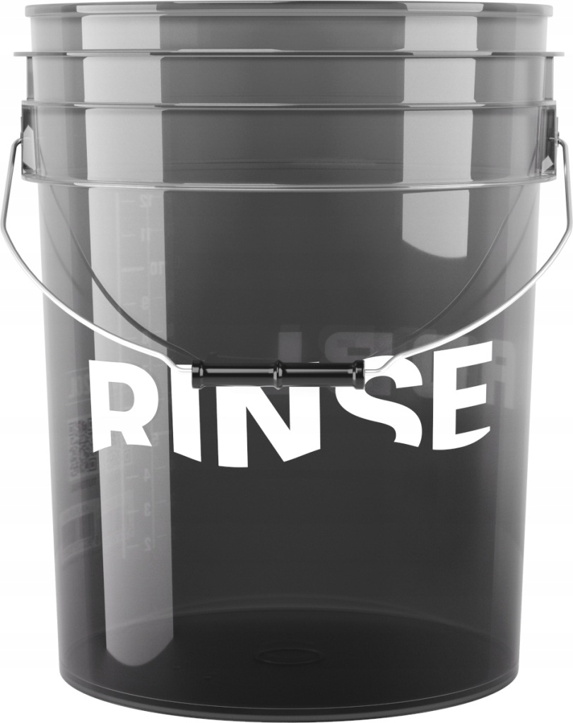 ADBL SPLUSHY RINSE BUCKET 20L WIADRO DETAILINGOWE DO MYCIA AUTA CZARNE