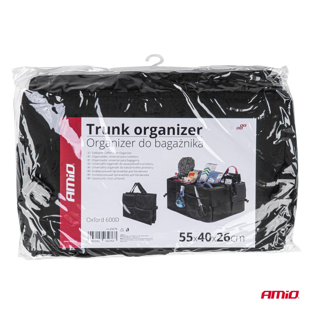 TORBA ORGANIZER KUFER DO BAGAŻNIKA SAMOCHODU AMIO
