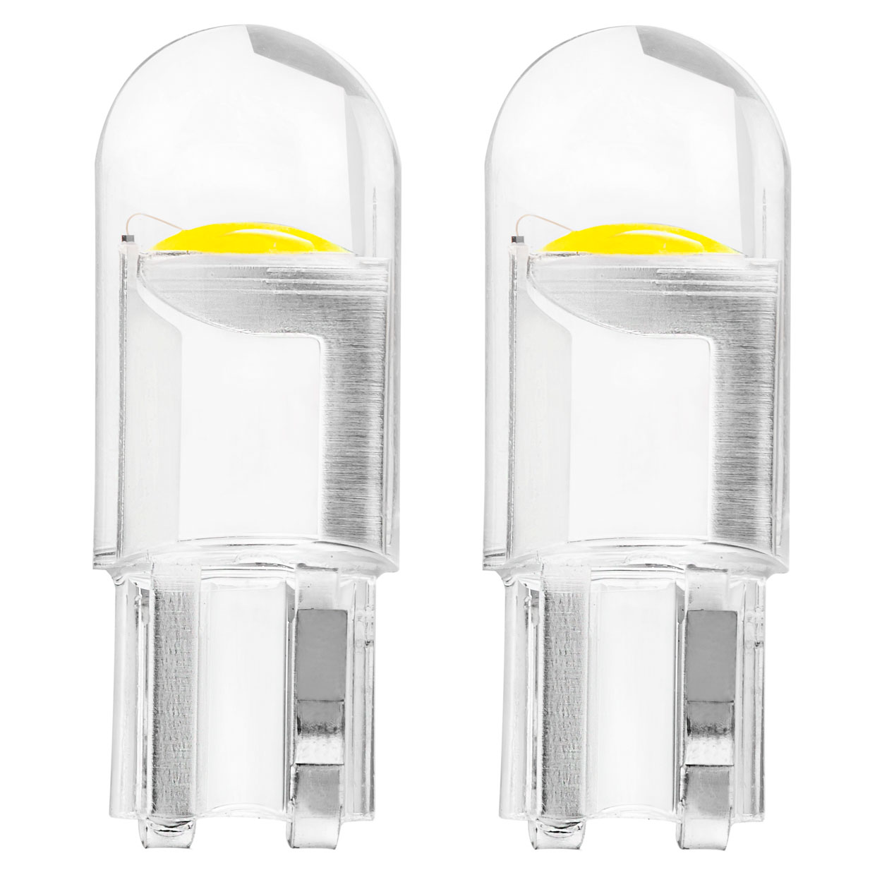 ŻARÓWKI LED STANDARD T10 W5W COB HPC 12V CLEAR WHITE