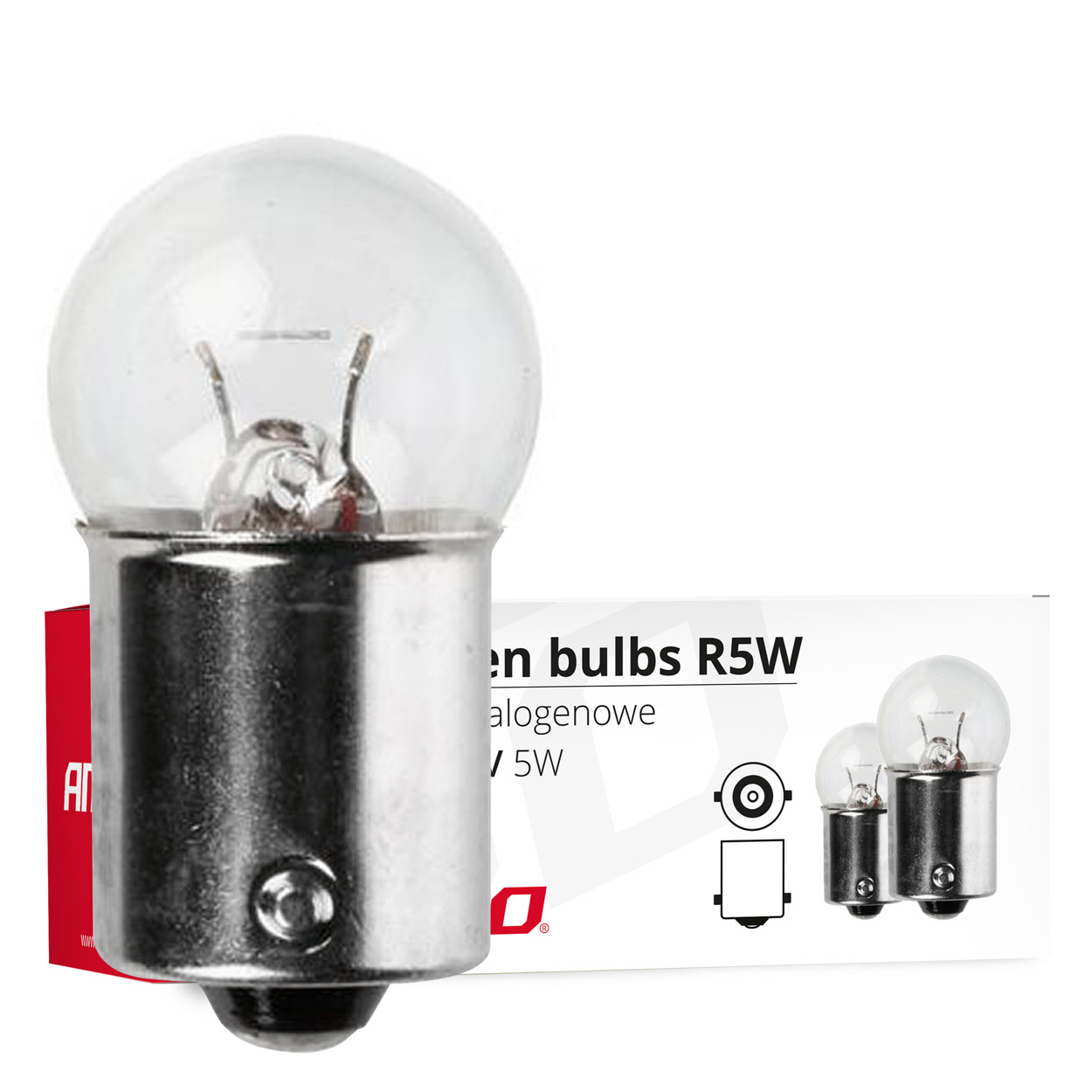 ŻARÓWKI AMIO R5W BA15S
