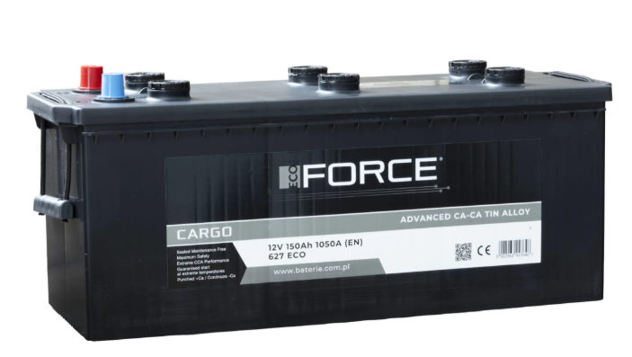 AKUMULATOR ECO-FORCE 150Ah 1050A 12V L+