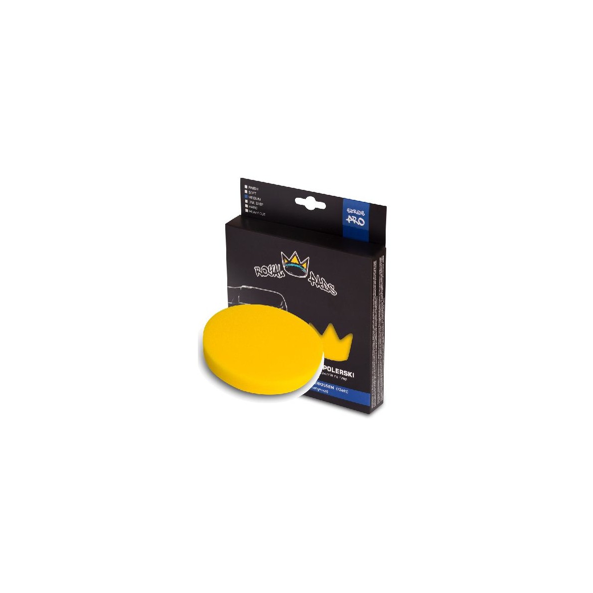 ROYAL MEDIUM PAD POLISHING - 150mm ŻÓŁTY
