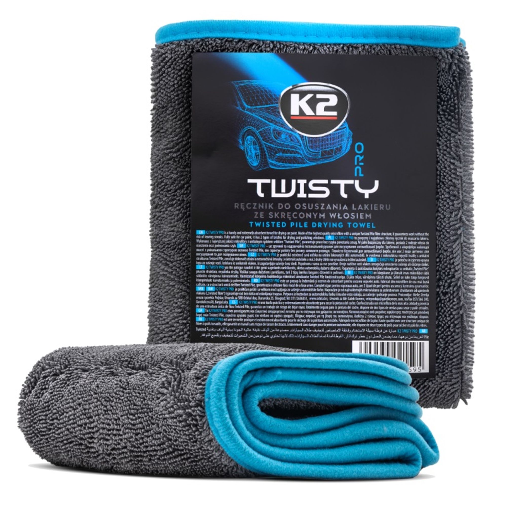 RĘCZNIK DO OSUSZANIA LAKIERU K2 TWISTY PRO