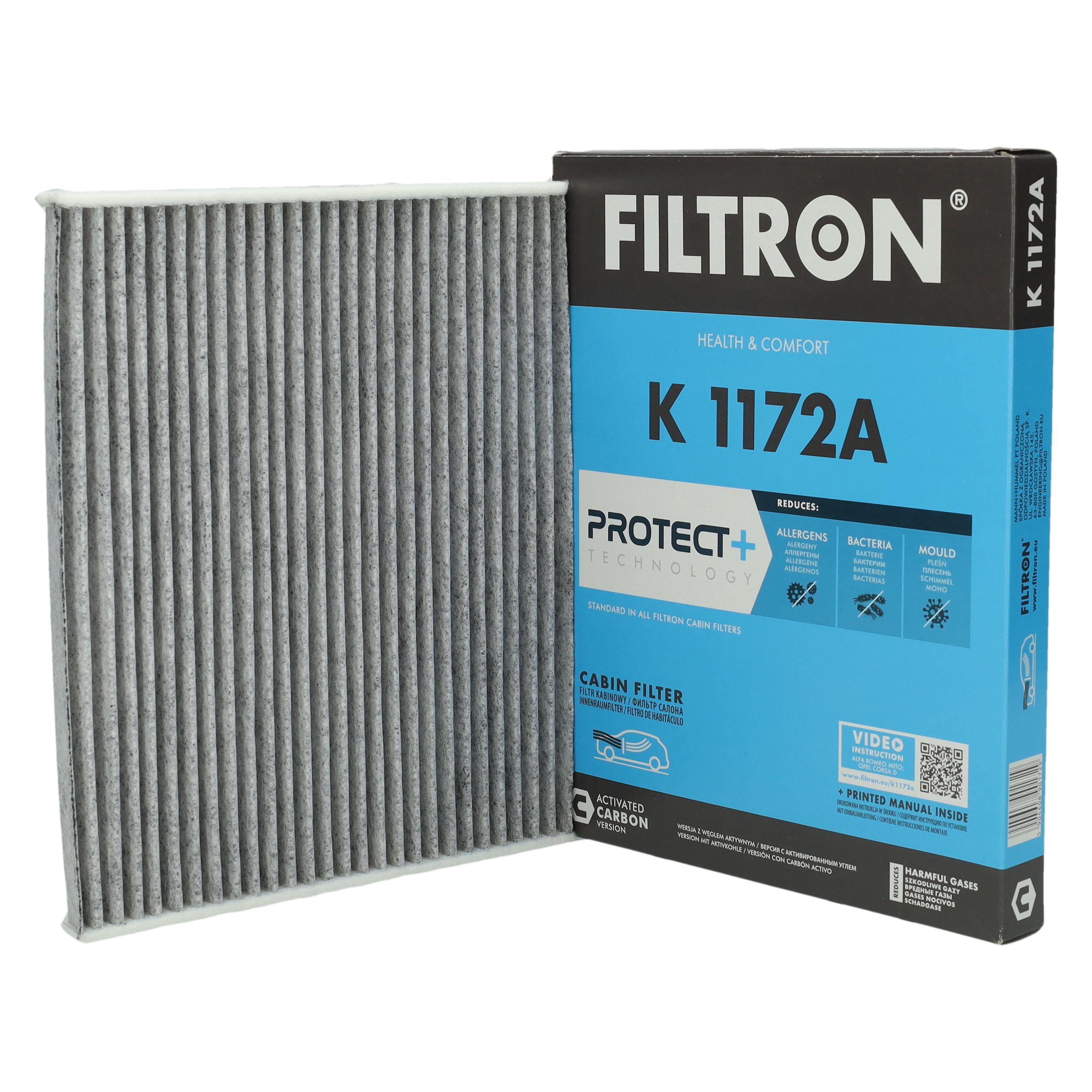 FILTR KABINOWY FILTRON WEGLOWY   K 1172A 
