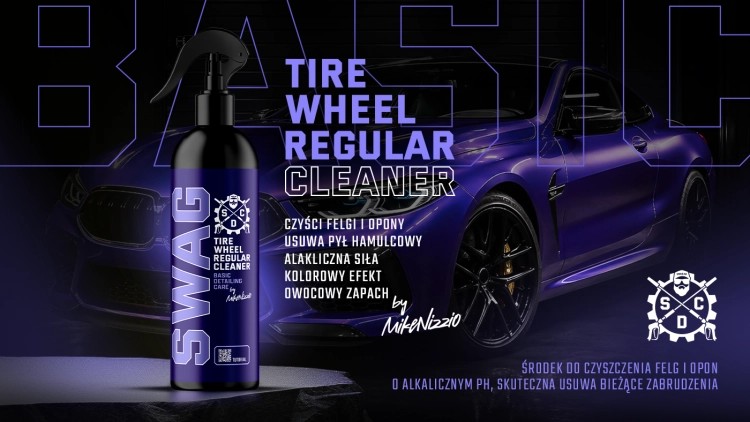 SWAG BASIC TIRE WHEEL REGULAR CLEANER  + ATOMIZER