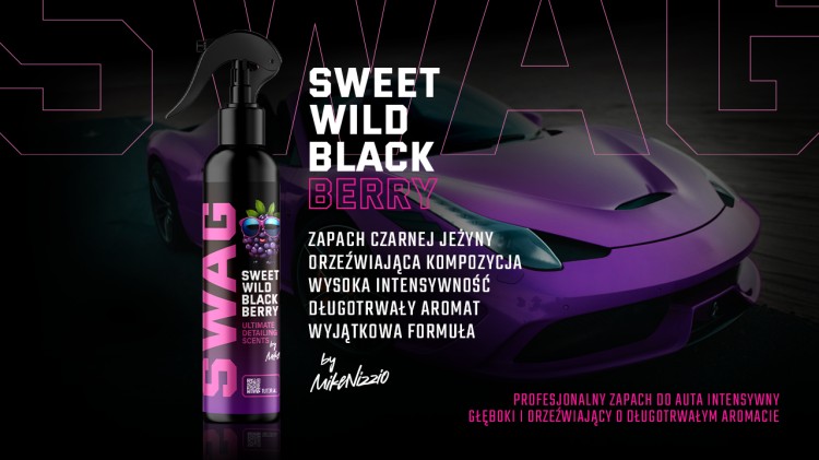 SWAG SWEET WILD BLACKBERRY ZAPACH 150ml  + ZAWIESZKA