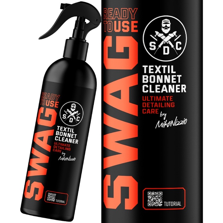 SWAG TEXTIL BONNET CLEANER RTU V.2.1 / 500ml + ATOMIZER