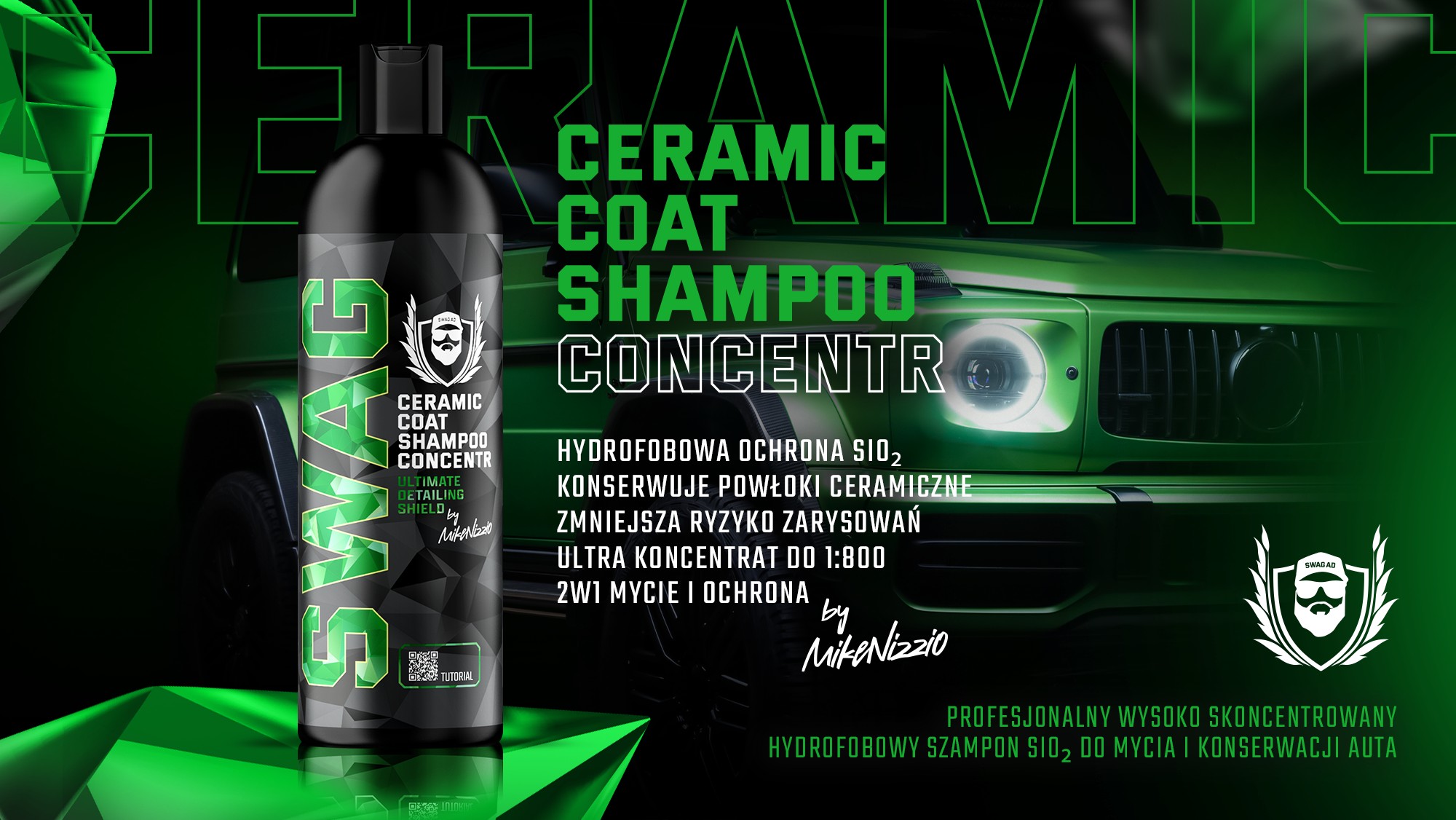 SWAG CERAMIC COAT SHAMPOO CONCENTRATE  500ml  SZAMPON