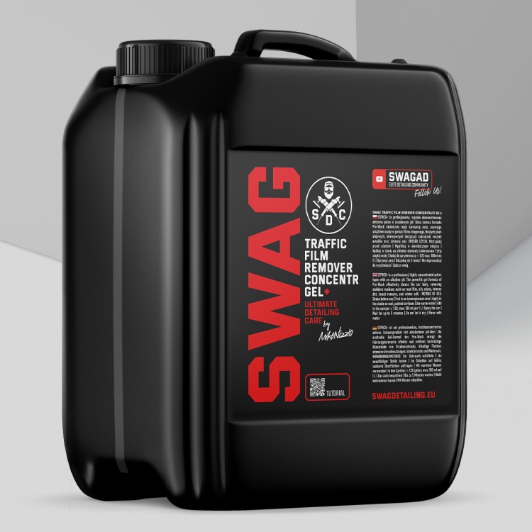 SWAG TFR TRAFFIC FILM REMOVER CONCENTR GEL+ 5L MYCIE WSTĘPNE