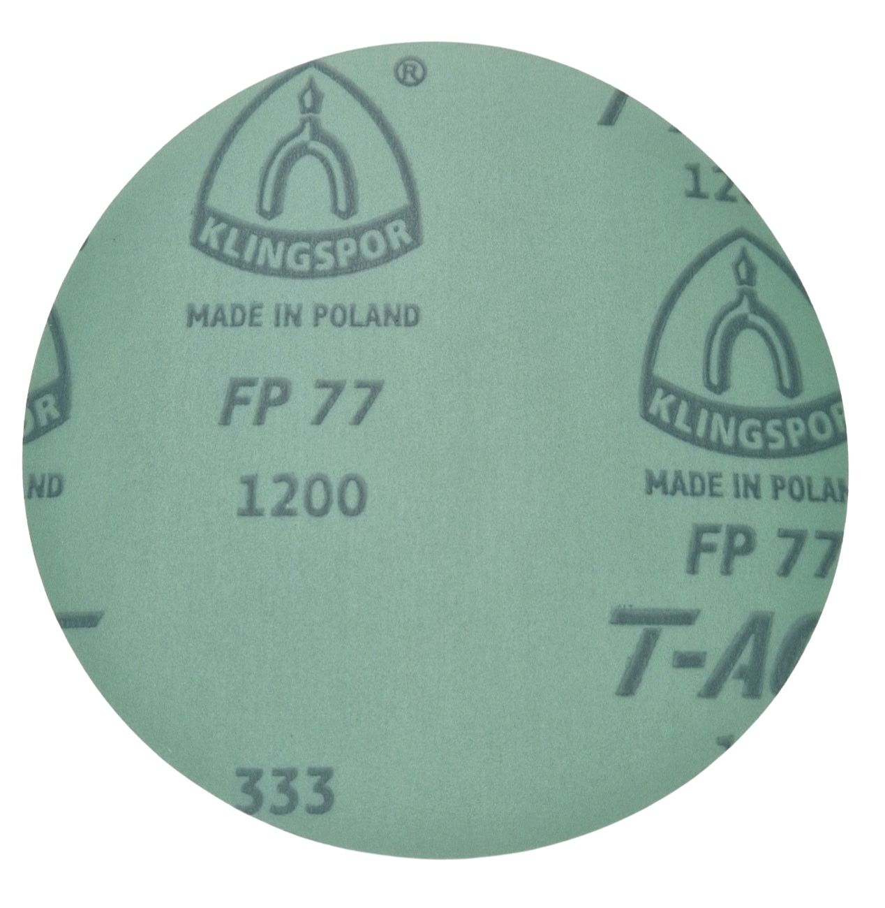 PAPIER WODNY OKRĄGŁY FP77K GRANULACJA 1200 FI 125MM BEZ OTWORÓW VSM