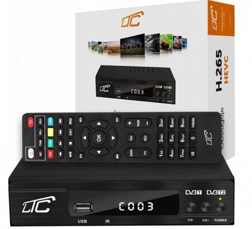 DEKODER TUNER DVB-T/T2 LXDVB201 Z PILOTEM