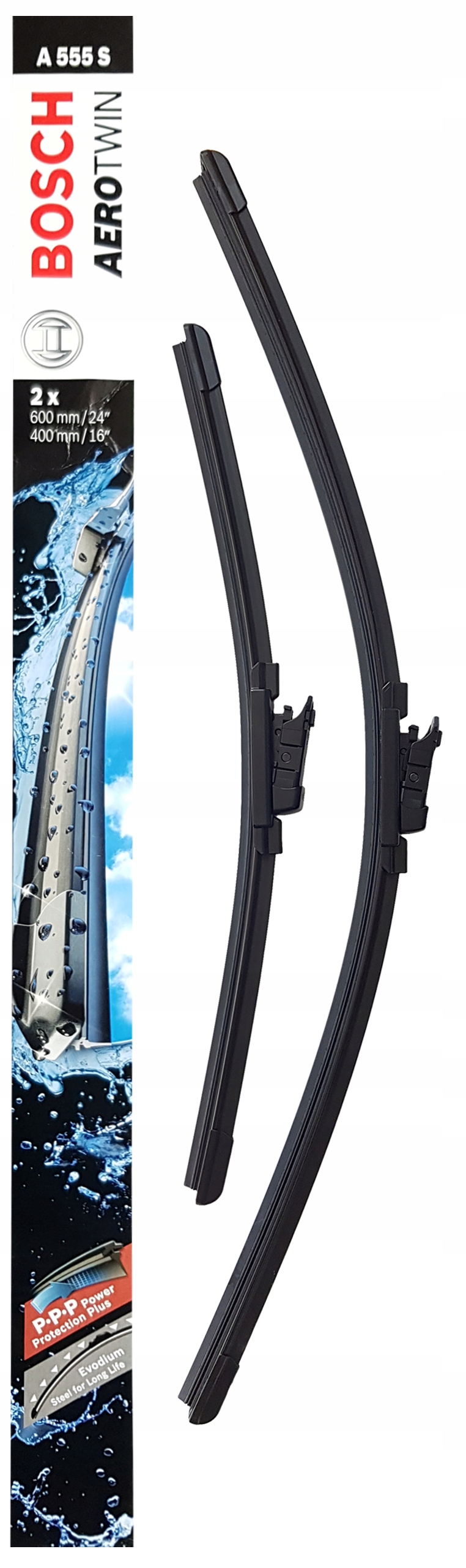 WYCIERACZKI PIÓRO BOSCH AEROTWINE  3397007555 A555S KOMPLET